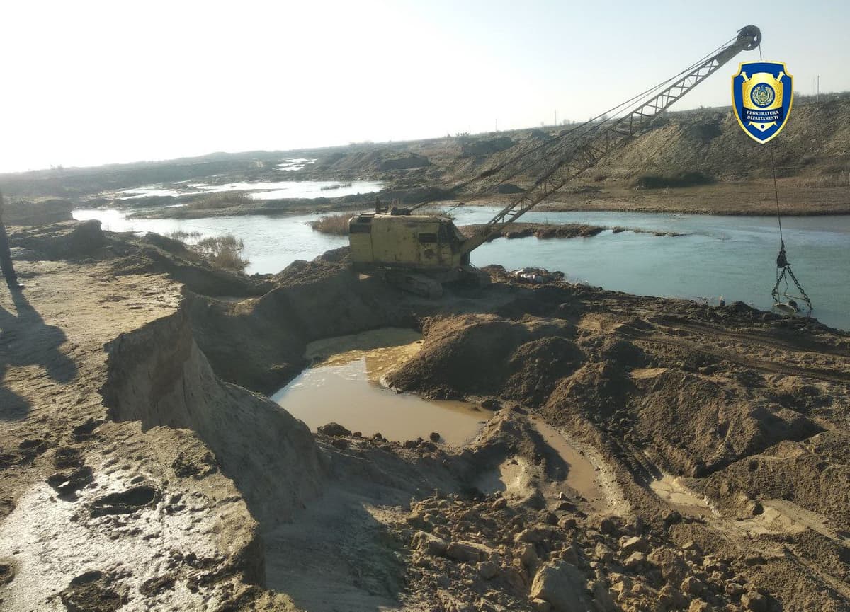 Qum qazib olib, davlatga 357 mln so‘m zarar yetkazgan fuqaro ushlandi