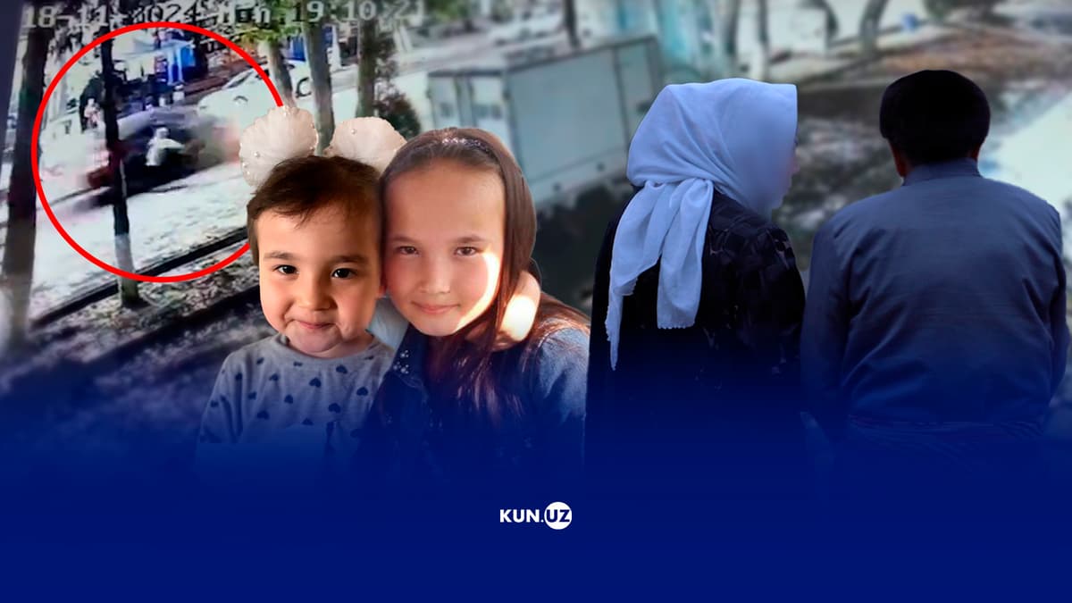 Otasining yoniga ko‘milgan qizaloqlar: opa-singil mast “poygachi”ning qurboni bo‘ldi