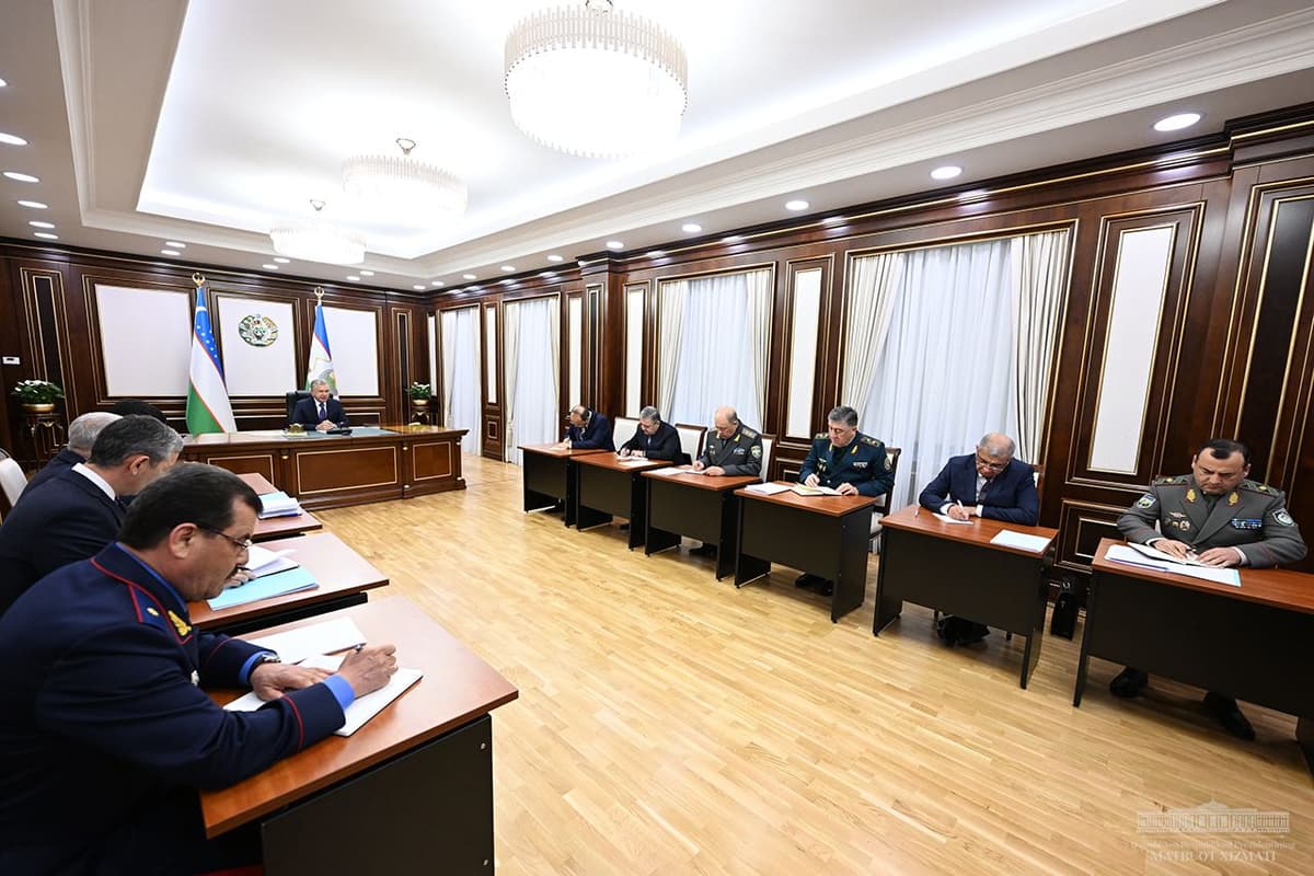 Prezident jamoat tartibini saqlash bo‘yicha olib borilayotgan ishlarni yanada kuchaytirishni buyurdi