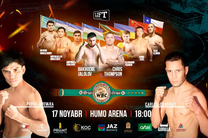 Jahon boks yulduzlari O‘zbekiston poytaxtida WBC yo‘nalishi bo‘yicha jahon chempioni unvoni uchun ringga ko‘tariladi
