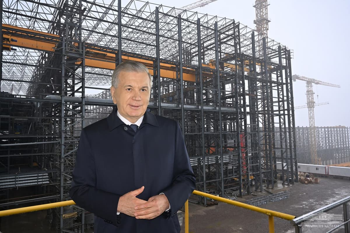 Prezident OKMKning muhandislik maktabi va 3-misni boyitish fabrikasini ko‘zdan kechirdi