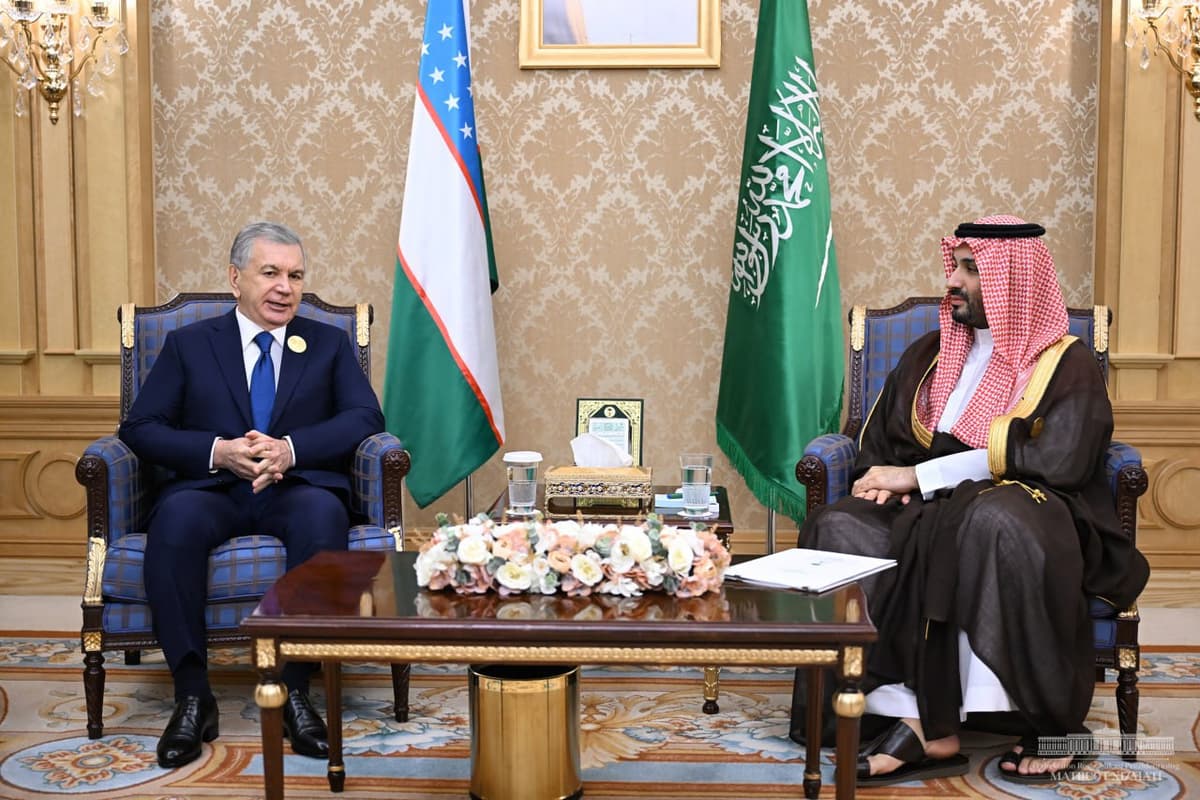 Shavkat Mirziyoyev Muhammad bin Salmon bilan uchrashdi