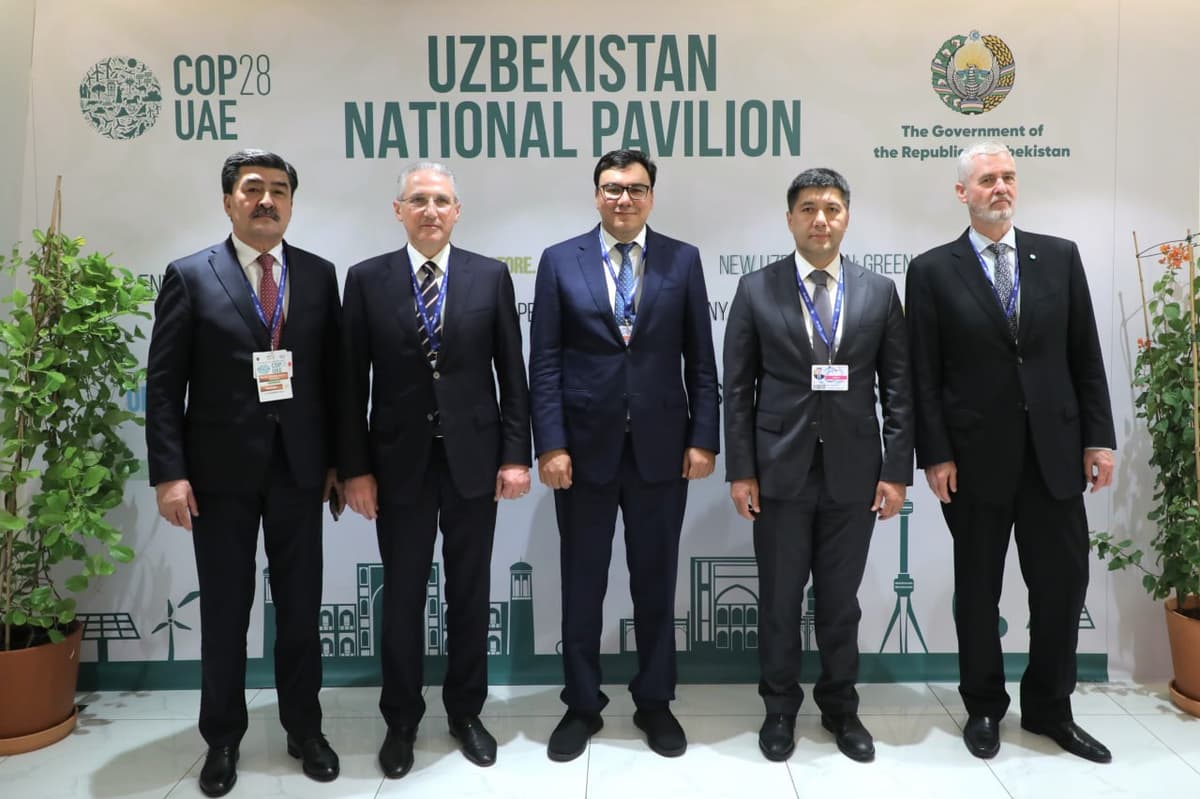 COP28: Osiyo davlatlari ekologiya vazirlari Dubaydagi O‘zbekiston paviloni bilan tanishdi