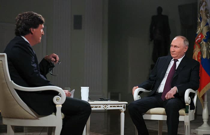Putinning Taker Karlsonga intervyusi. Asosiy gaplar