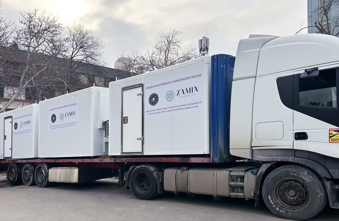 Toshkent shahri va 7 viloyatga havo sifati monitoringi bo‘yicha stansiyalar olib kelindi