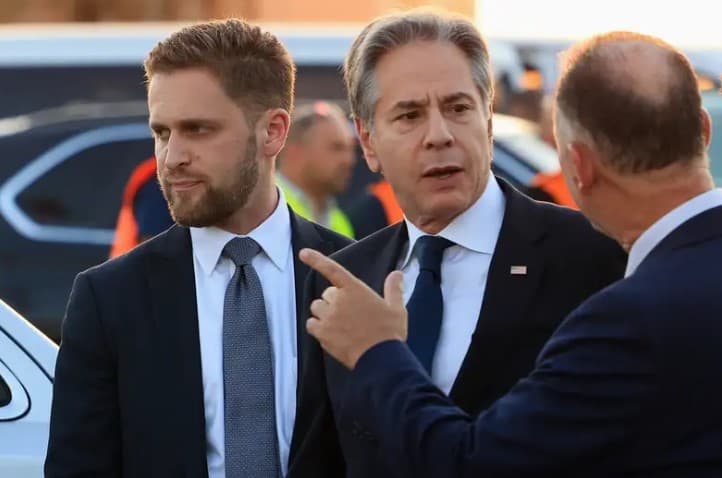AQSh davlat kotibi Blinken Isroilga tashrif buyurdi