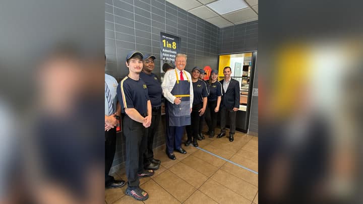 Tramp Pensilvaniyada McDonald’s xodimi bo‘lib ishladi