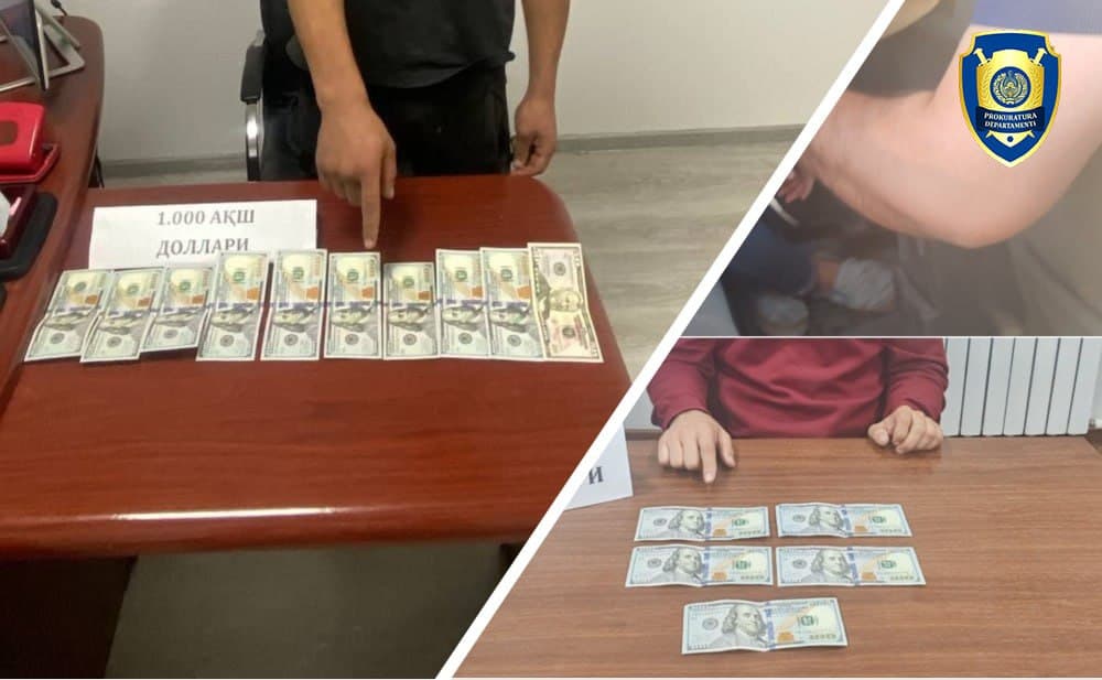 Toshkentda 3 ming dollar evaziga bankdan 100 ming dollar olib berishni va’da qilgan shaxs ushlandi