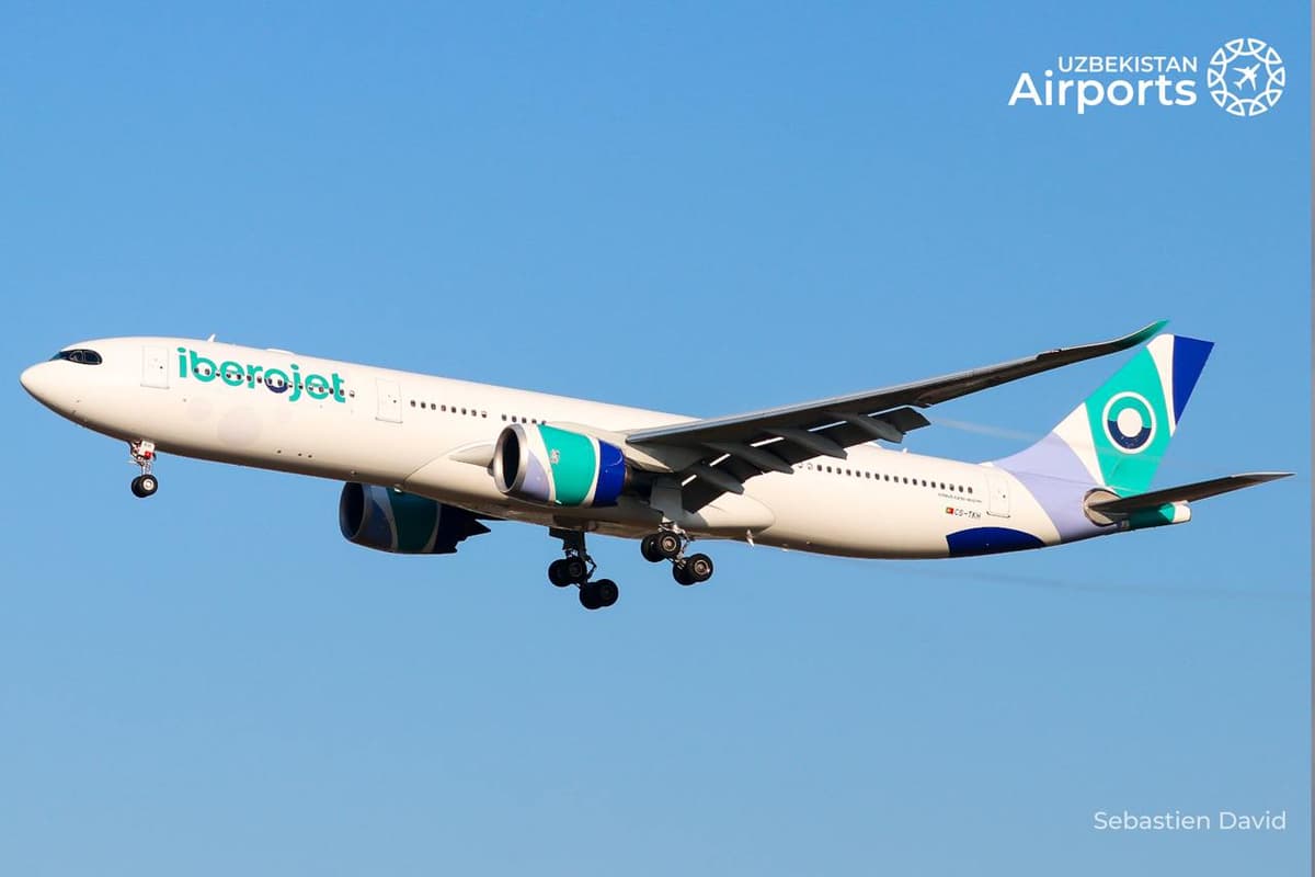Iberojet aviakompaniyasi Madriddan Toshkent va Urganchga parvozlarni yo‘lga qo‘ymoqda