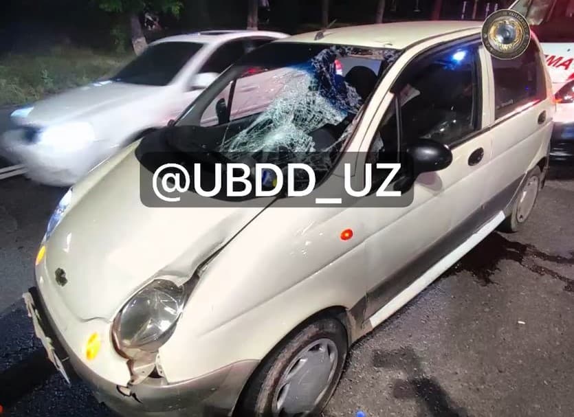 Toshkentda Matiz urib yuborgan piyoda vafot etdi