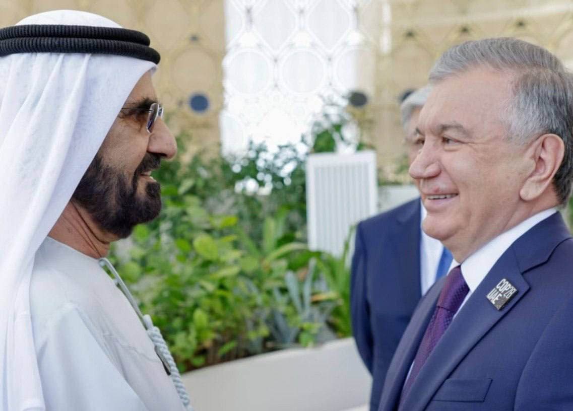 Foto: Shavkat Mirziyoyev Dubayda xalqaro yetakchilar bilan uchrashuvlar o‘tkazdi