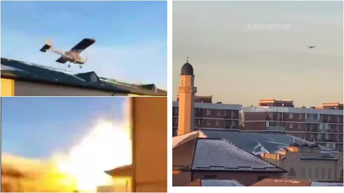 Ukraina dronlari Grozniydagi bazaga hujum qildi