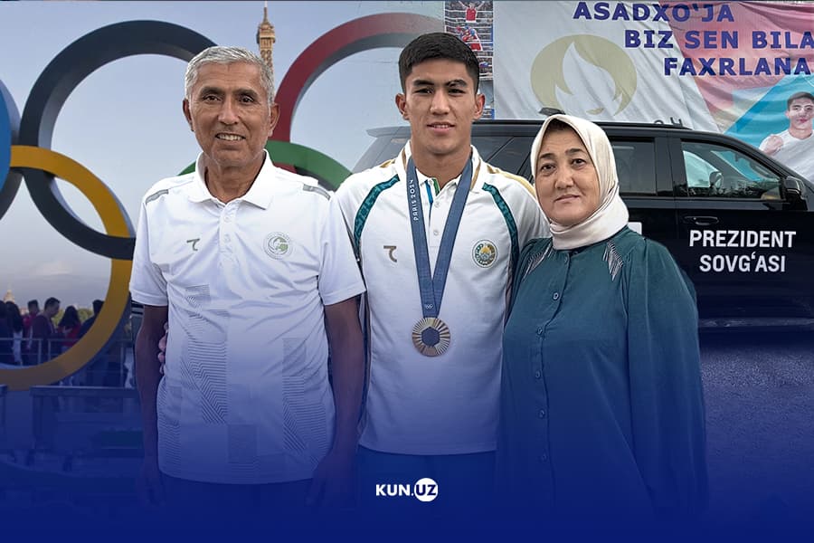 Urishqoq boladan olimpiada chempionligigacha - Asadxo‘ja Mo‘ydinxo‘jayev xonadonidan reportaj
