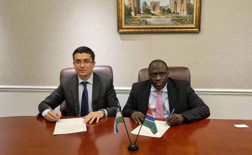O‘zbekiston va Gambiya o‘rtasida diplomatik munosabatlar o‘rnatildi