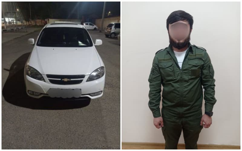Toshkentda taqiqlangan modda olib yurgan haydovchi aniqlandi