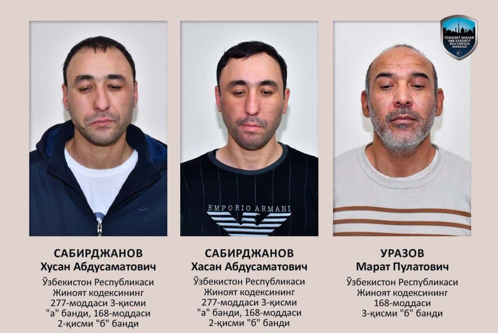 «Dolzarb 40 kunlik» tadbirida ushlangan shaxslarga sud hukmi o‘qildi