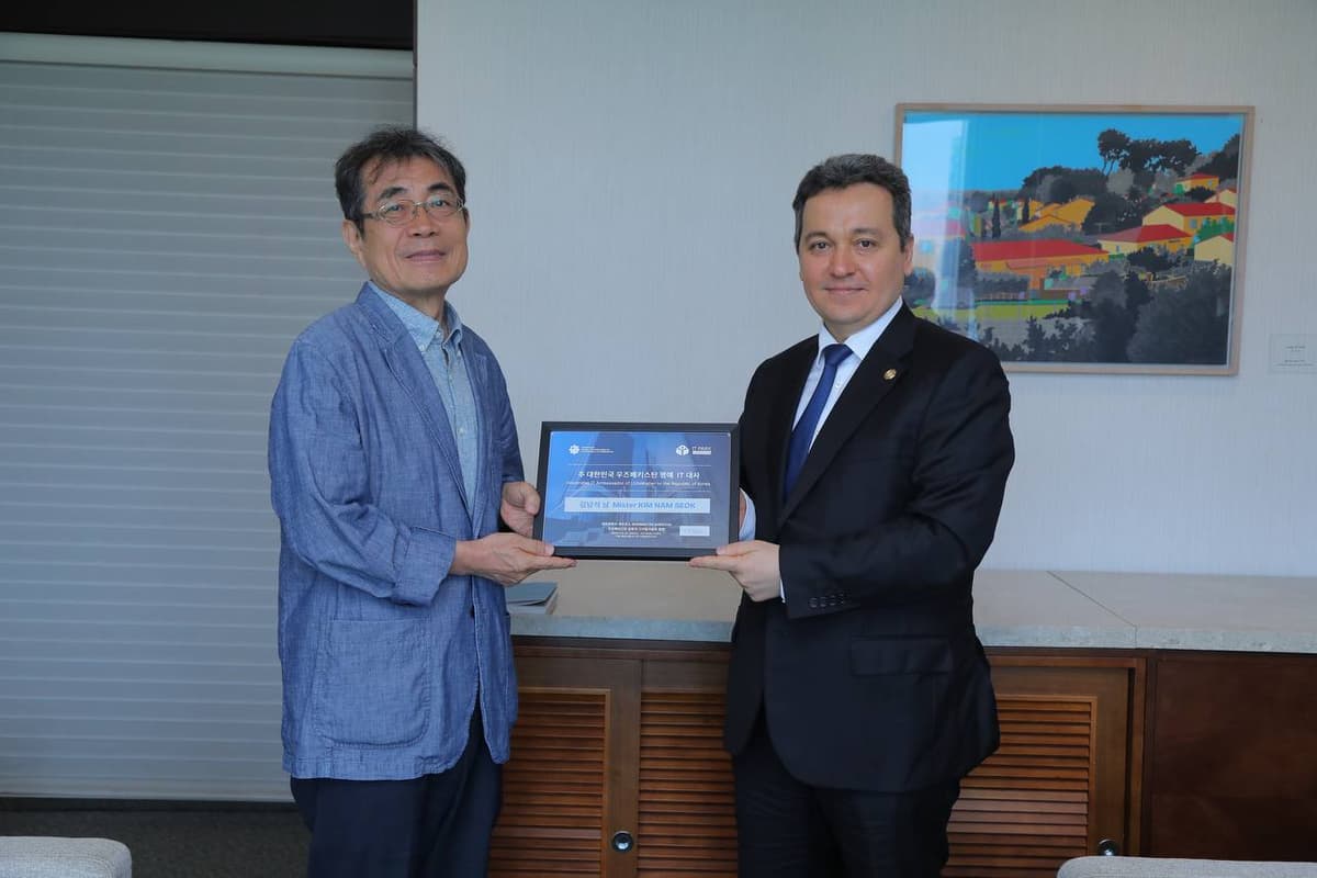 Kim Nam Seok becomes Uzbekistan’s honorary ambassador for IT in South Korea