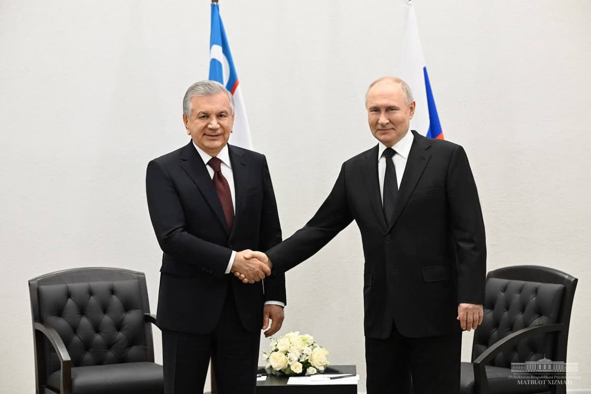Mirziyoyev congratulates Putin on his victory in presidential elections
