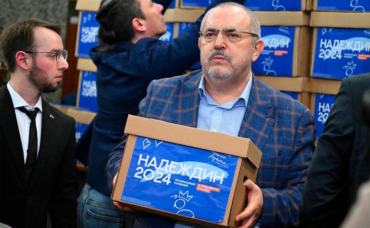 Rossiya prezidentligiga nomzod Boris Nadejdin to‘plagan imzolarning 15 foizi nuqsonli deb topildi