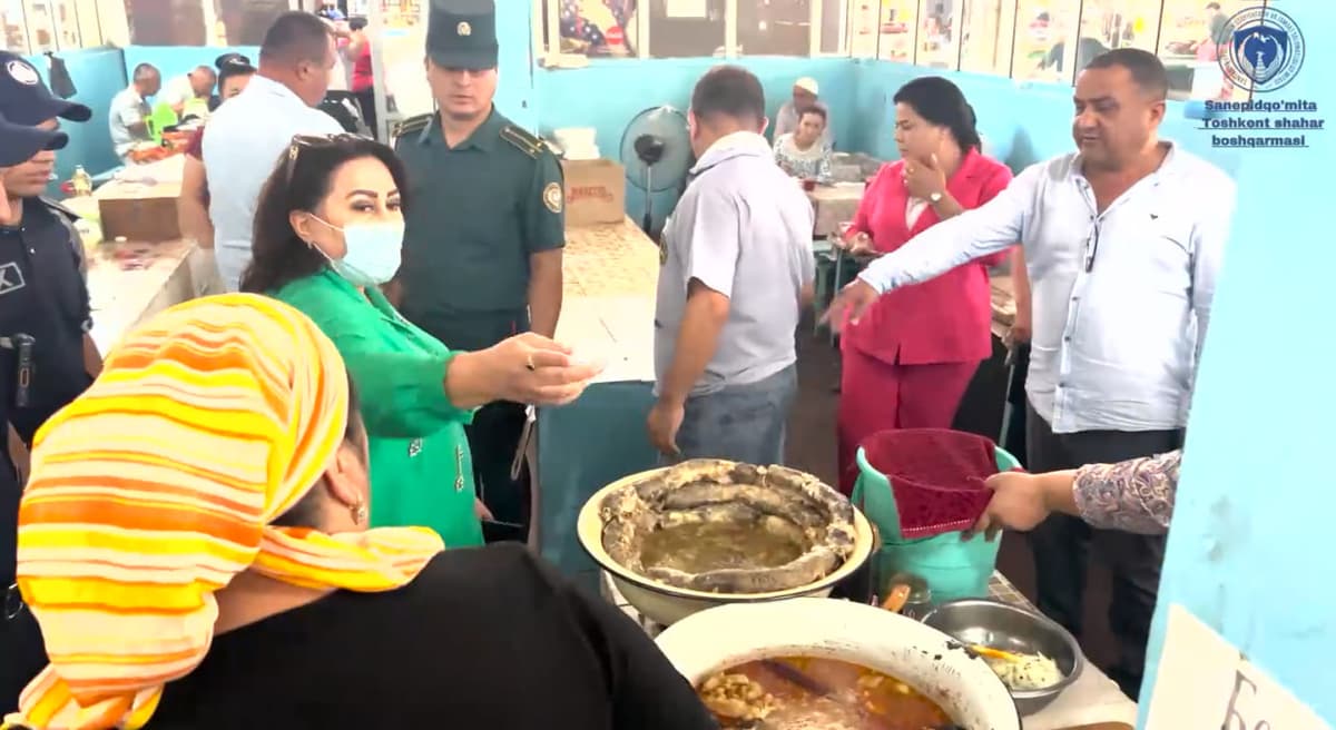 Qo‘yliqdagi ovqat bozori faoliyati to‘xtatildi