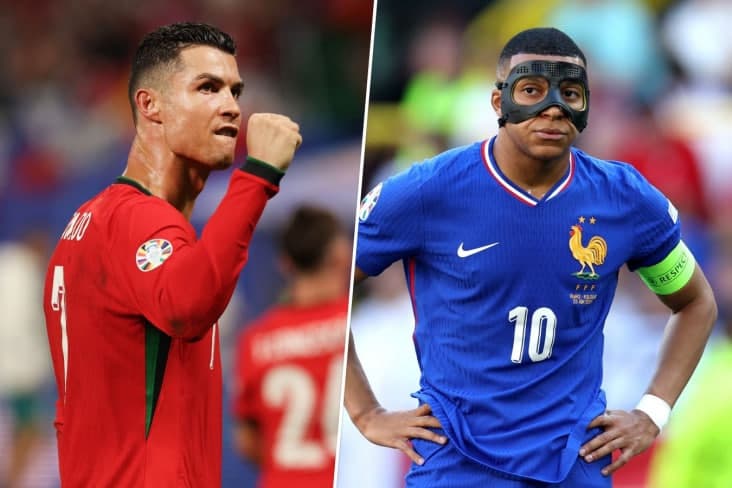 Ilk golini kutayotgan Ronaldu va Mbappening yangi niqobi. Yevroda kun o‘yinlari