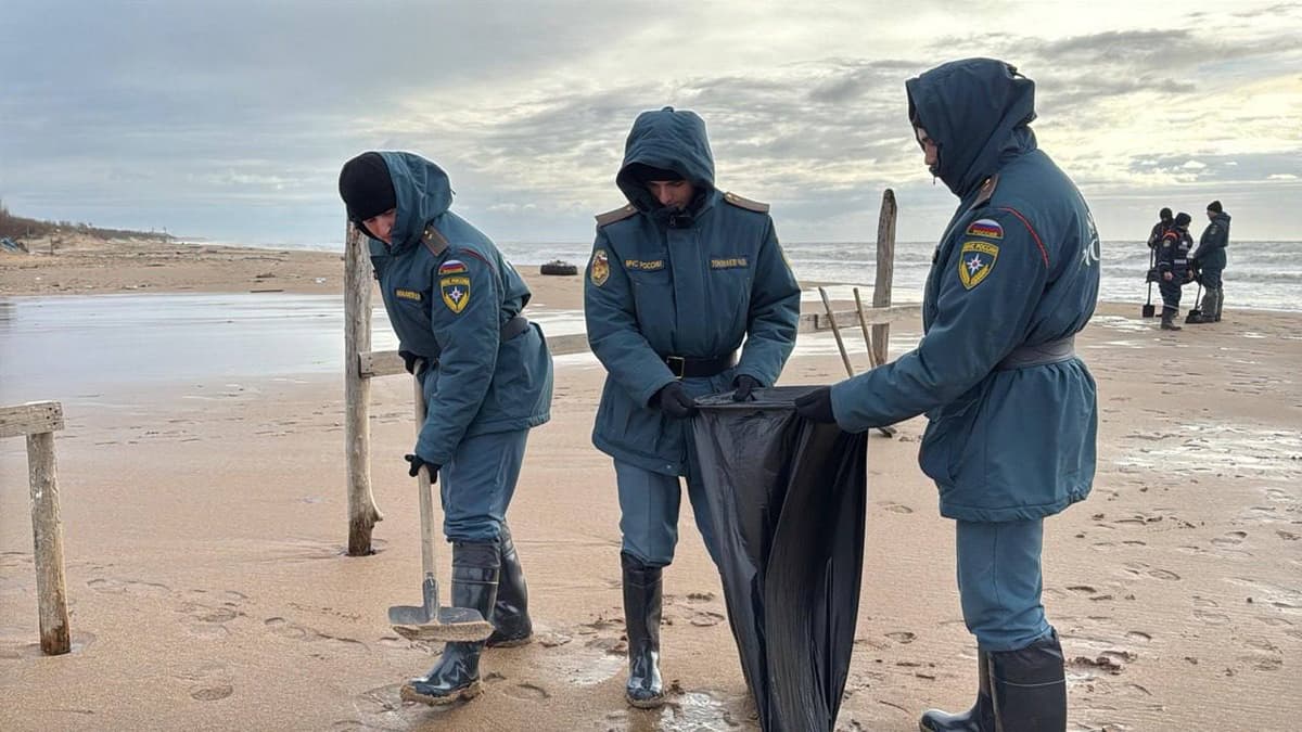 Anapa yaqinida mazut bilan ifloslanish maydoni deyarli 50 kmga oshdi
