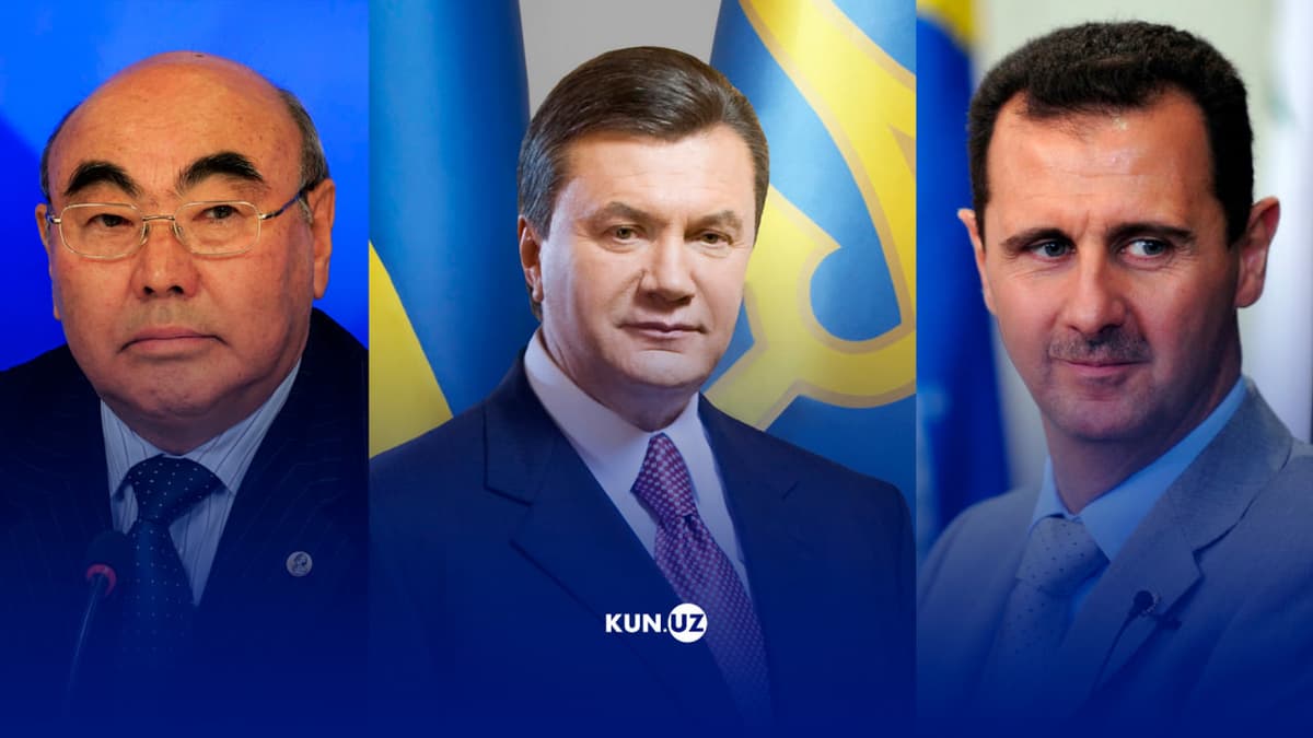 Akayev, Yanukovich, endi Asad – Moskvadan panoh topgan sobiq hukmdorlar