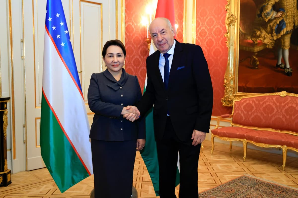 Tanzila Norboyeva Budapeshtda Vengriya prezidenti va Milliy Assambleyasi raisi bilan uchrashdi