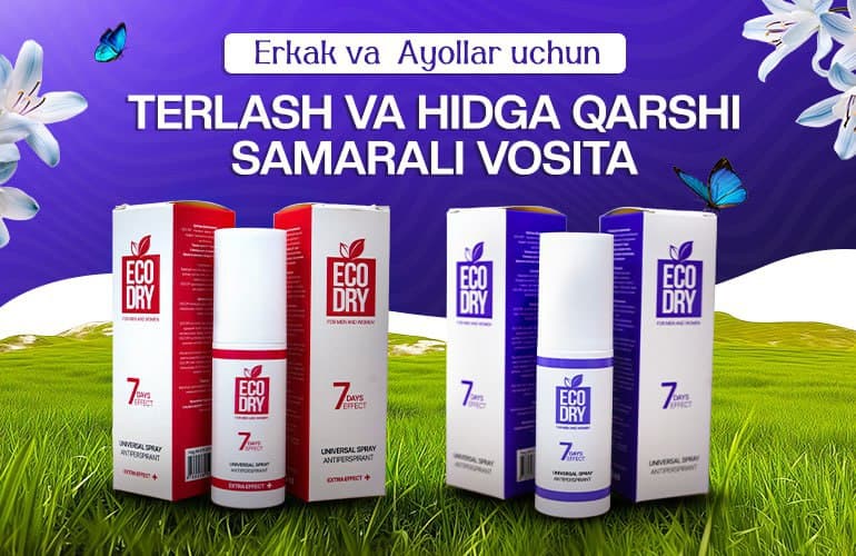 Hafta davomida xavotirsiz yashang – ECO DRY