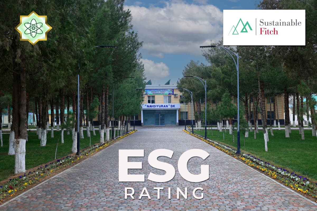 “Navoiyuran” davlat korxonasi ESG reytingini qo‘lga kiritdi