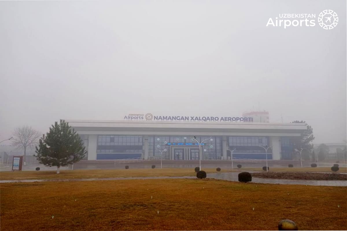 Qalin tuman Namangan aeroporti faoliyatini cheklab qo‘ydi