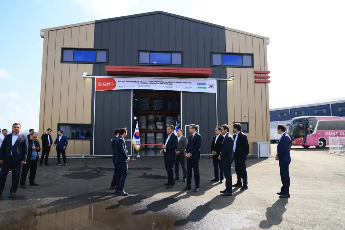 Koreyada Farg‘ona viloyati savdo-logistika markazi ochildi