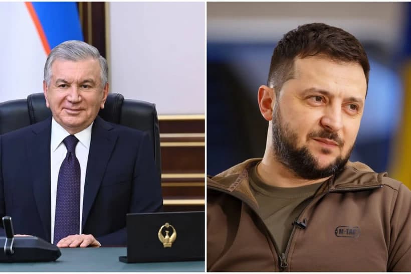 Шавкат Мирзиёев поздравил Владимира Зеленского с Днём независимости Украины