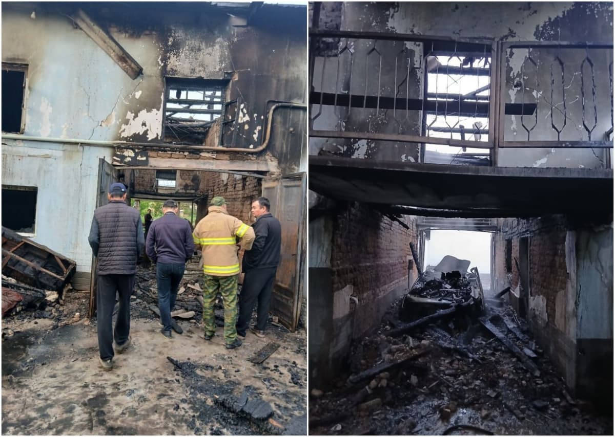Man, his three children killed in overnight fire in Tashkent region