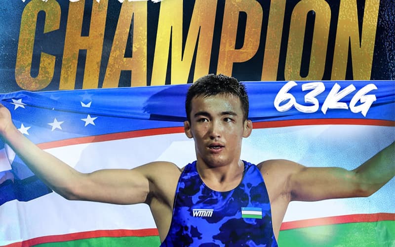 O‘zbekiston 24 yillik tanaffusdan keyin yunon-rum kurashi bo‘yicha JChda oltin medal oldi