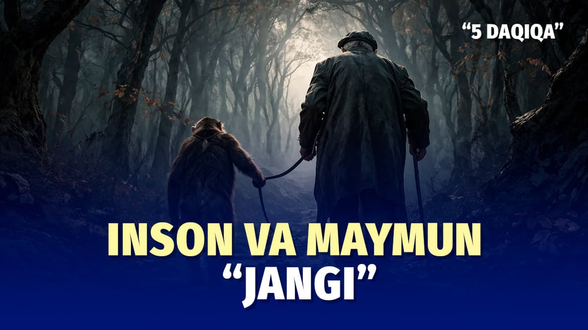 “Maymun yetaklagan odam” - balandparvoz g‘oyalarga aldangan avlod qissasi / 5 daqiqa