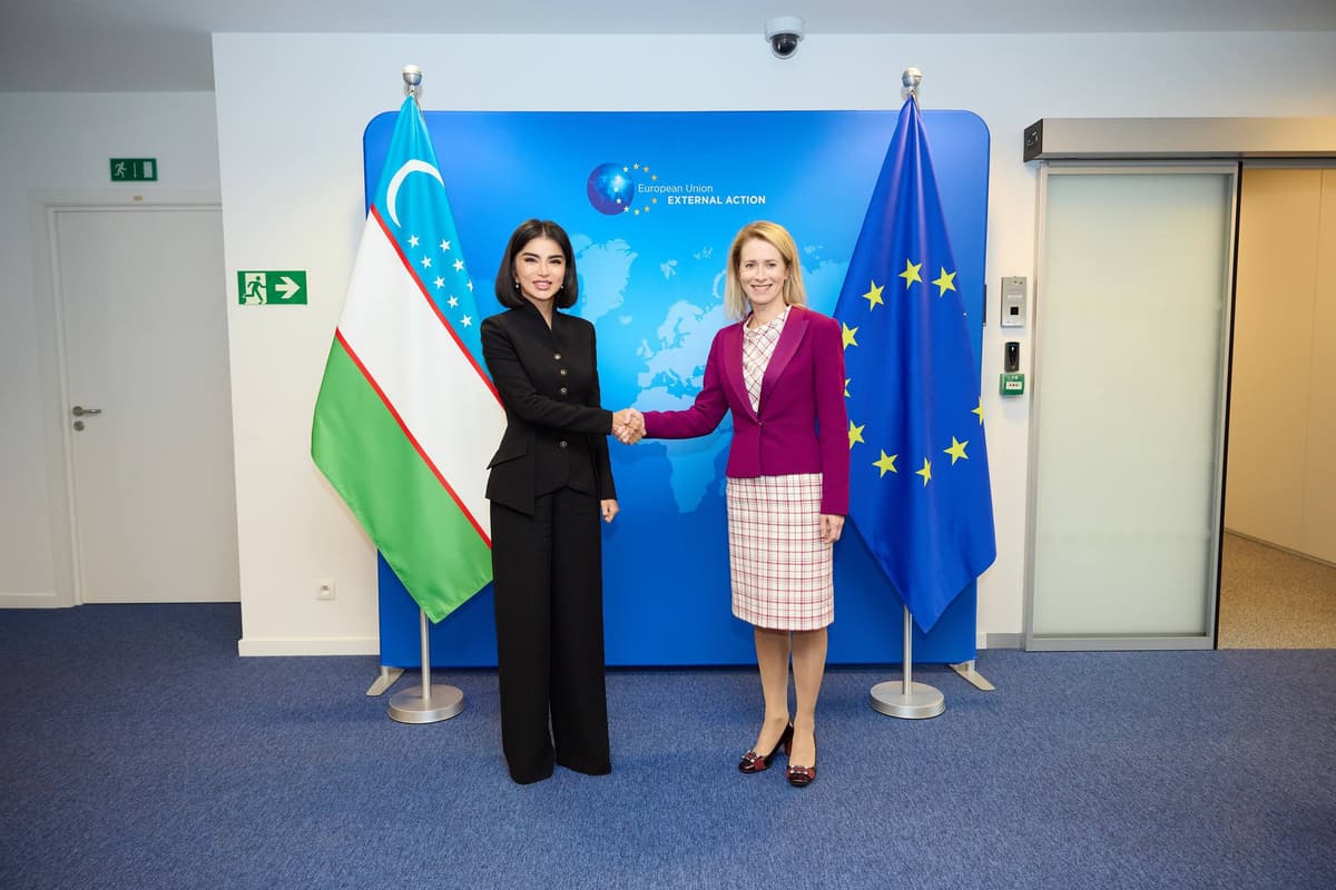 Saida Mirziyoyeva Yevrokomissiya vitse-prezidenti Kaya Kallas bilan uchrashdi