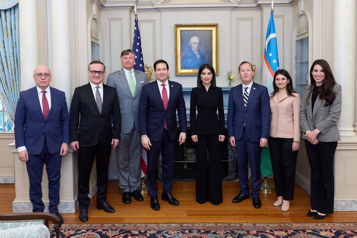 Saida Mirziyoyeva Vashingtonda AQSh Davlat kotibi Marko Rubio bilan uchrashdi
