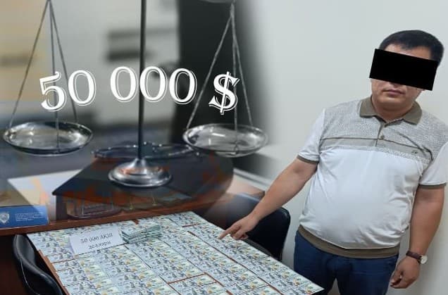 Surxondaryoda advokat 50 ming dollar bilan ushlandi