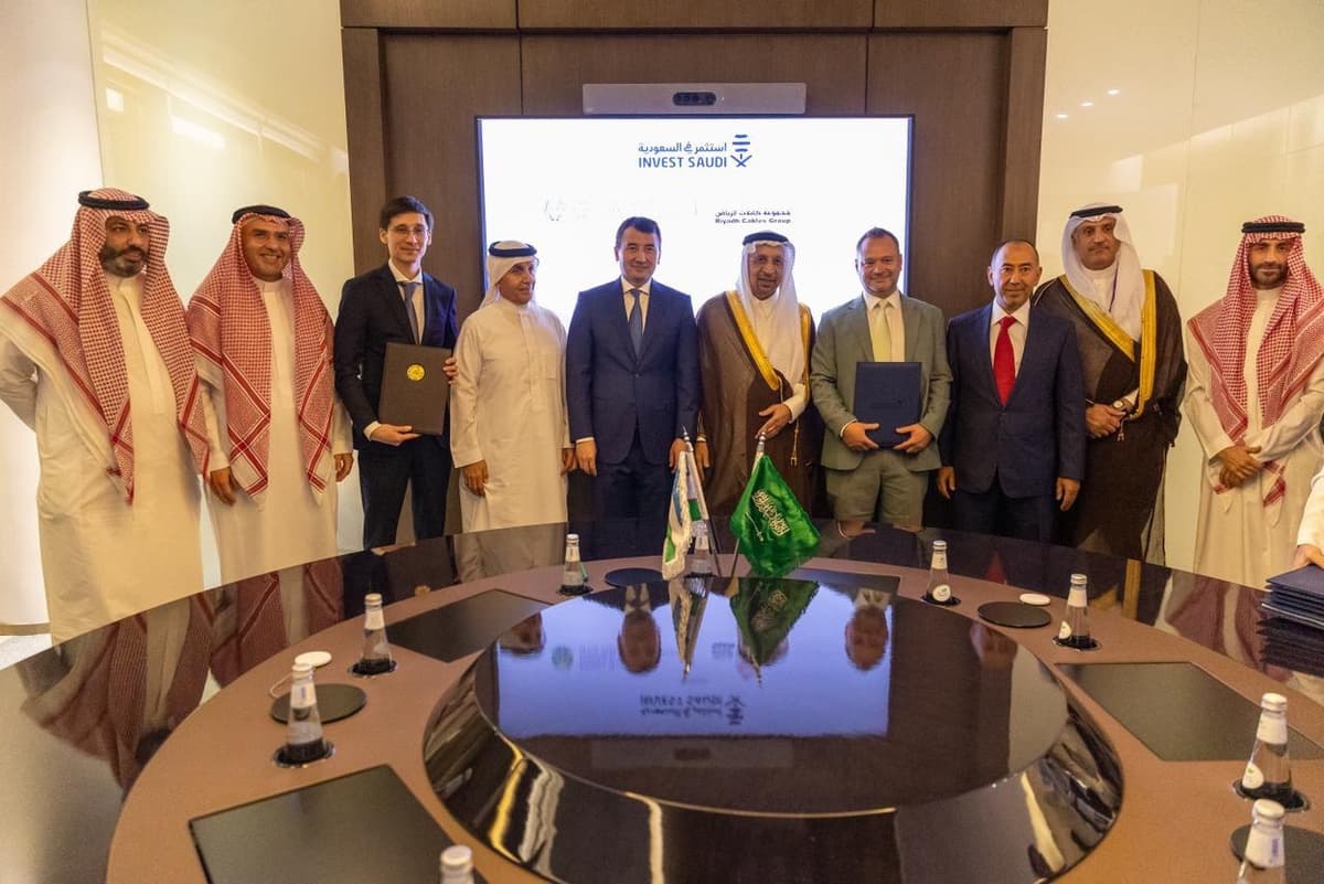 Saudiya Arabistoni Toshkentda kabel sanoatiga investitsiya kiritadi