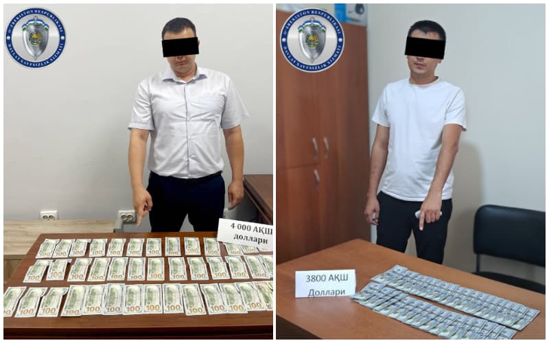 Iqtisodiyot universitetining kafedra o‘qituvchisi 4 ming dollar bilan ushlandi