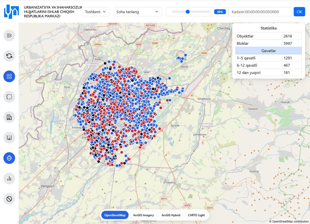 Qurilayotgan obektlar haqida ma’lumot beradigan platforma ishga tushdi