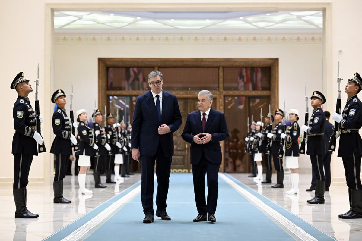 Shavkat Mirziyoyev Serbiya prezidenti bilan muzokara o‘tkazdi