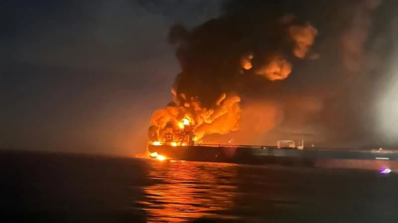 Ukraina Rossiyaning «yashirin floti» tankerlariga va Novorossiyskdagi terminalga zarba berdi