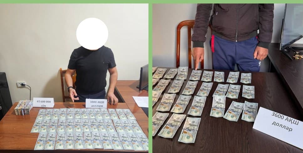 Tezkor tadbirlarda valuta ayirboshlashning noqonuniy sxemalari aniqlandi