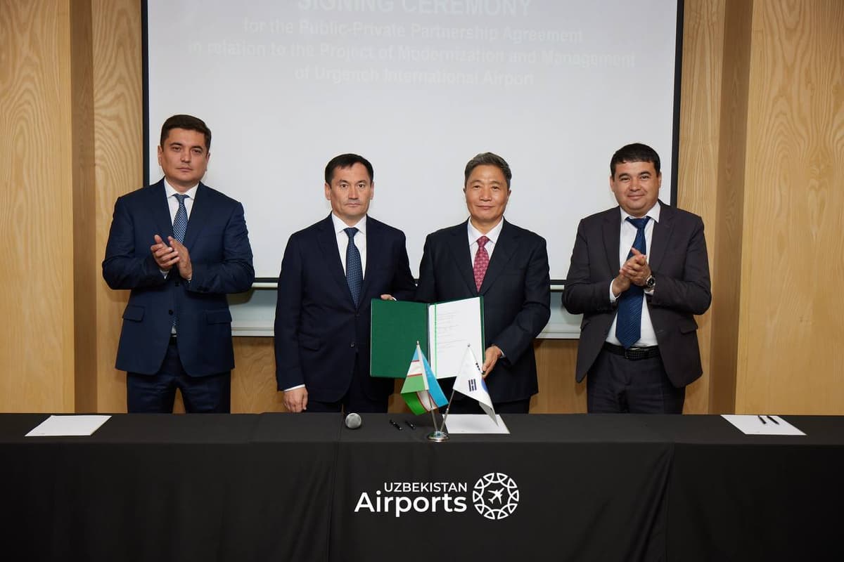Urganch aeroportini modernizatsiya qilish va boshqarish bo‘yicha bitim imzolandi