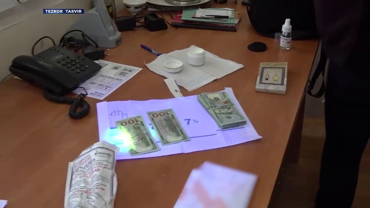 Farg‘onada kadastr inspektori va davlat muassasasi mas’ullari pora bilan ushlandi