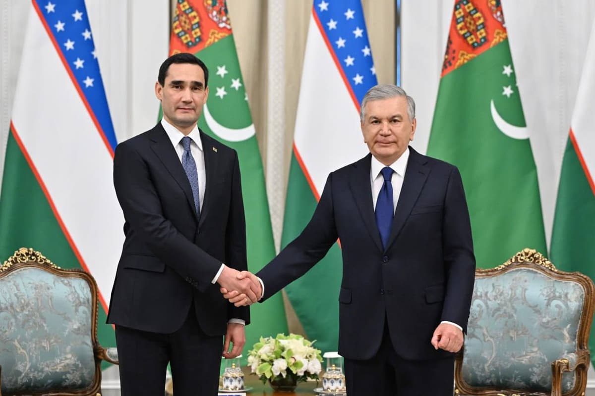 Shavkat Mirziyoyev Turkmaniston, Qirg‘iziston, Tojikiston va Qozog‘iston prezidentlari bilan uchrashdi