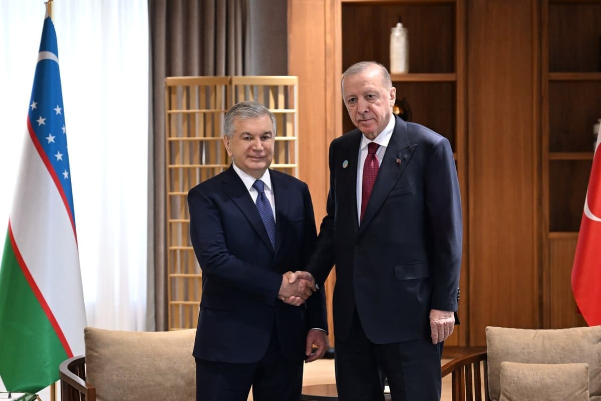 Mirziyoyev Erdo‘g‘an bilan uchrashdi