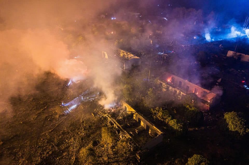 Xitoyda feyyerverk zavodida yuz bergan portlashda o‘nlab odamlar halok bo‘ldi